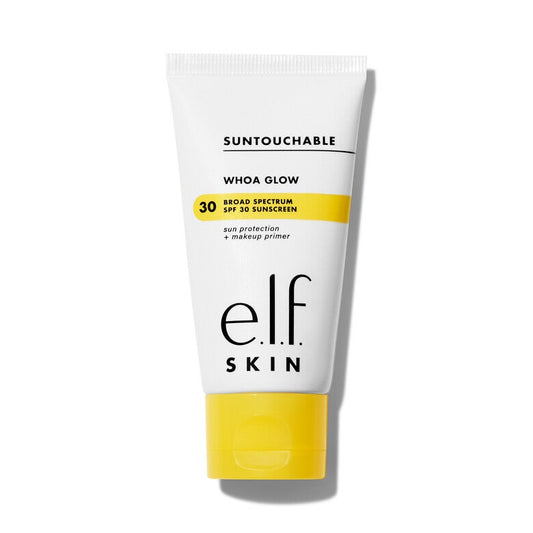 Elf Suntouchable Whoa Glow SPF 30 Glowy face sunscreen & makeup primer hybrid