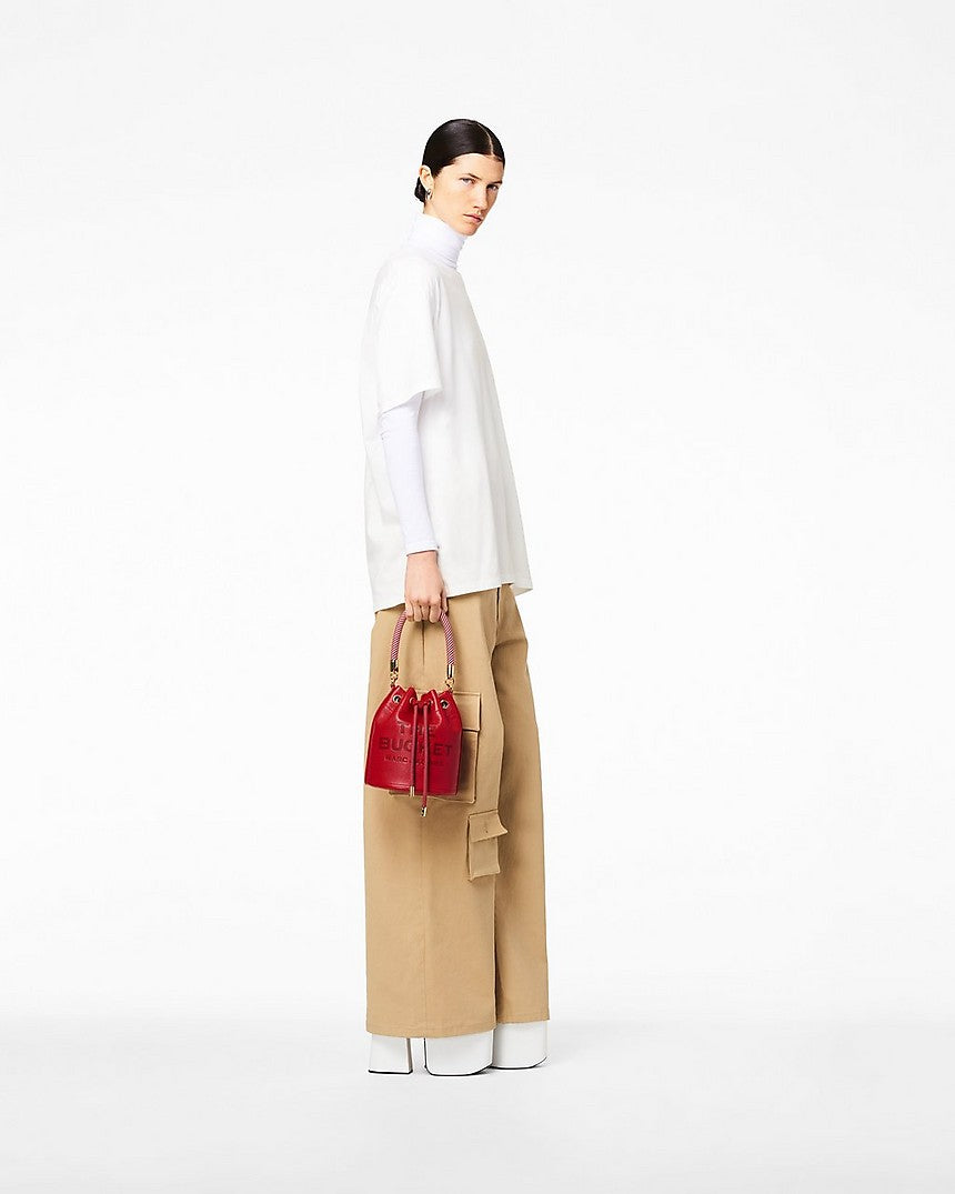 THE LEATHER BUCKET BAG MARC JACOBS