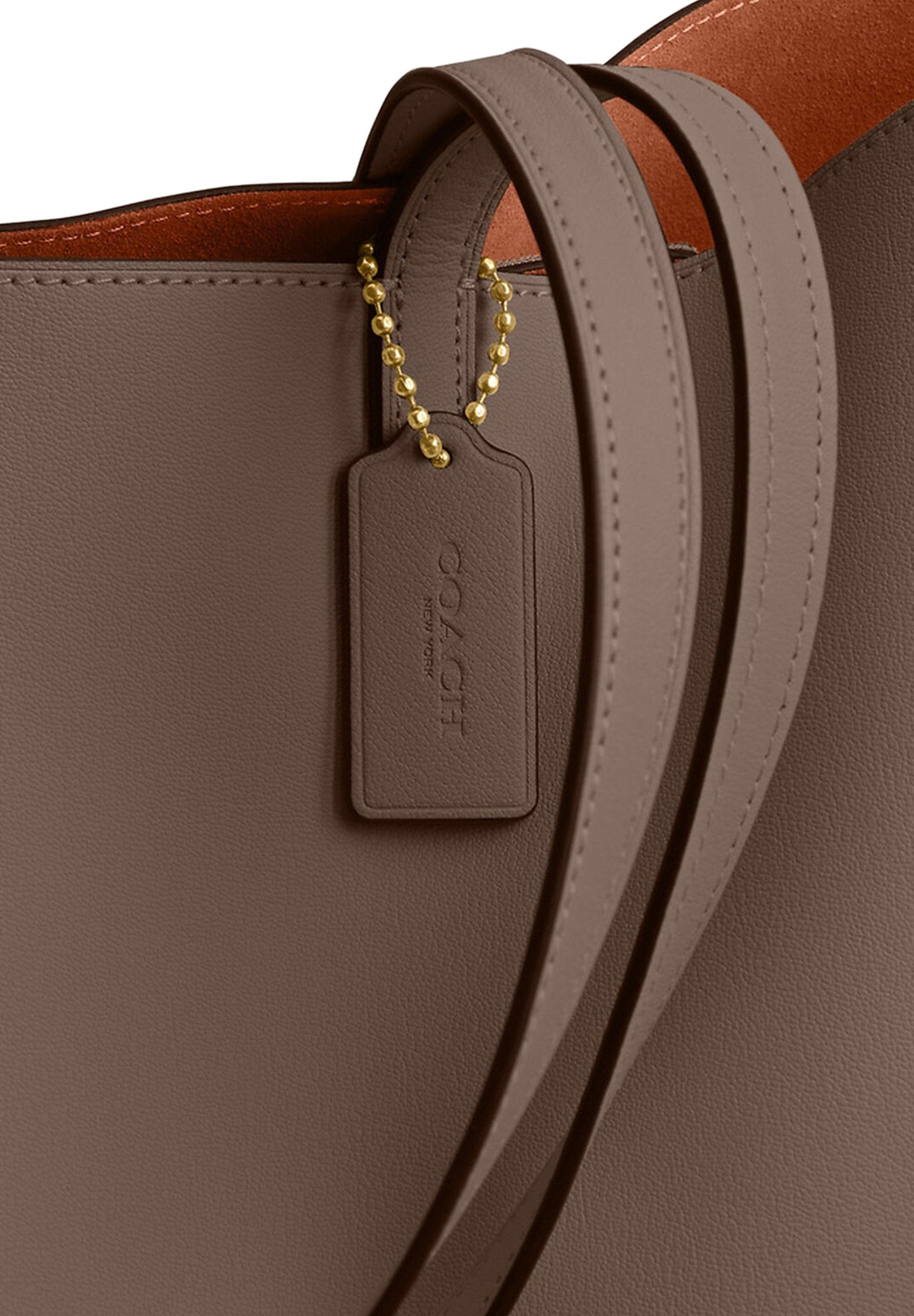 COACH North Tote 32 Leather Tote Bag