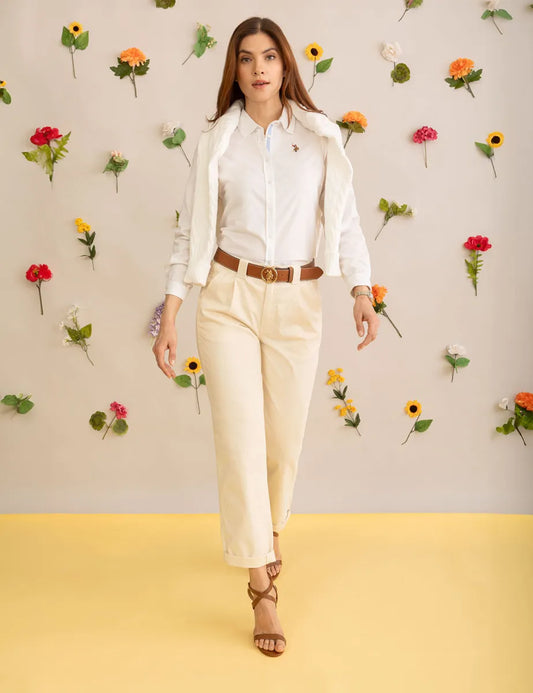 U.S. POLO ASSN. LADIES MEDALLION LOGO BELT