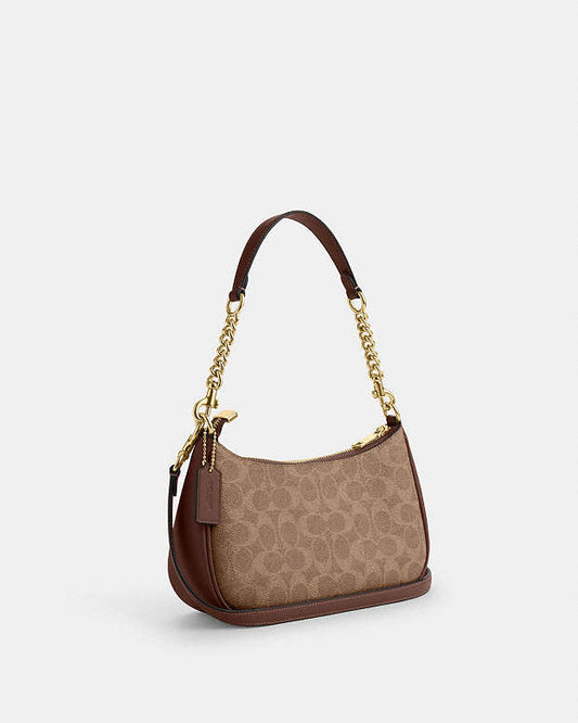 Coach Teri Shoulder Bag In Signature Canvas