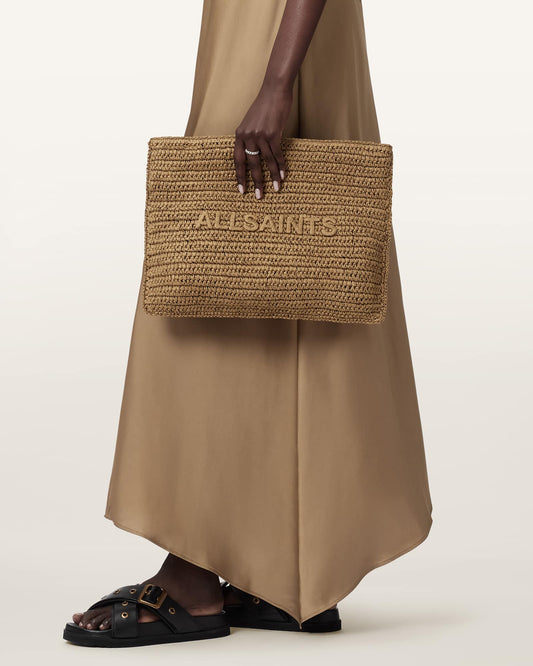 AllSaints Bettina Woven Clutch