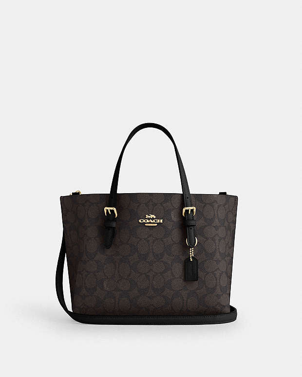 Coach Mollie Tote Bag 25 In Signature Canvas