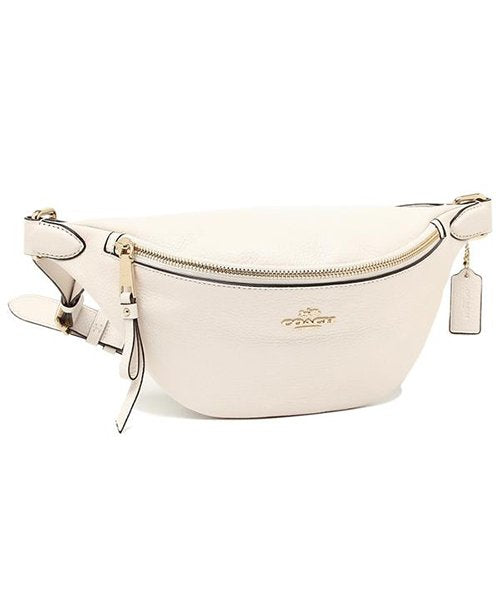 Coach waist Bag Women's Body Bag/Waist Plain Chalk White