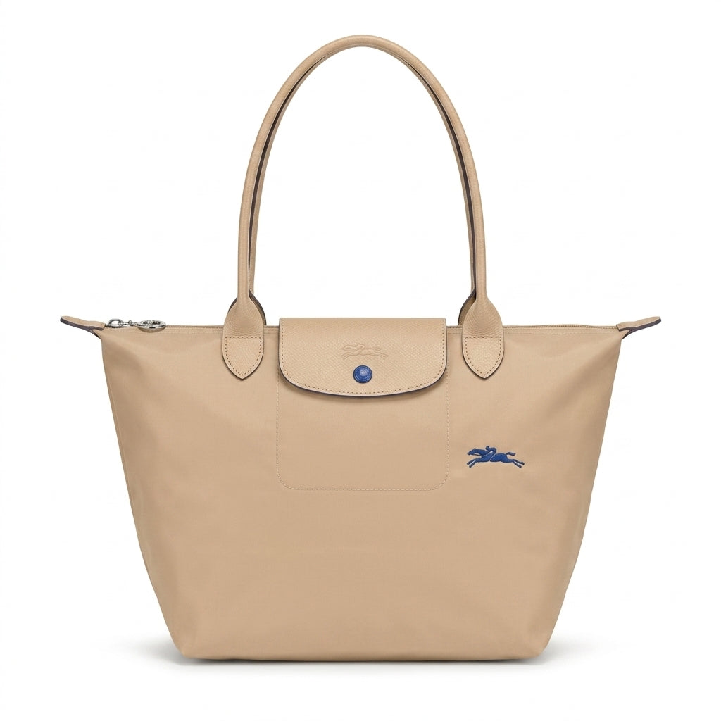 L.o.n.g.c.h.a.m.p le club line large size in beige