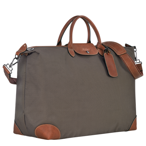 LongChamp Le Pliage Original M Russian canvas and leather travel bag