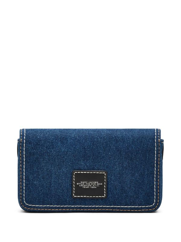 The denim mini chain bag marc jacobs