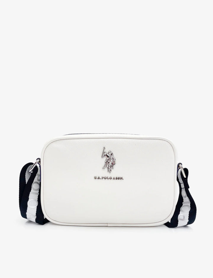 U.S. POLO ASSN. CLASSIC ZIP CROSSBODY BAG (Snow White)
