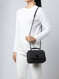 Tory Burch Willa Matt Quilted with Black Hardware Women's Mini Top Handle Crossbody Bag