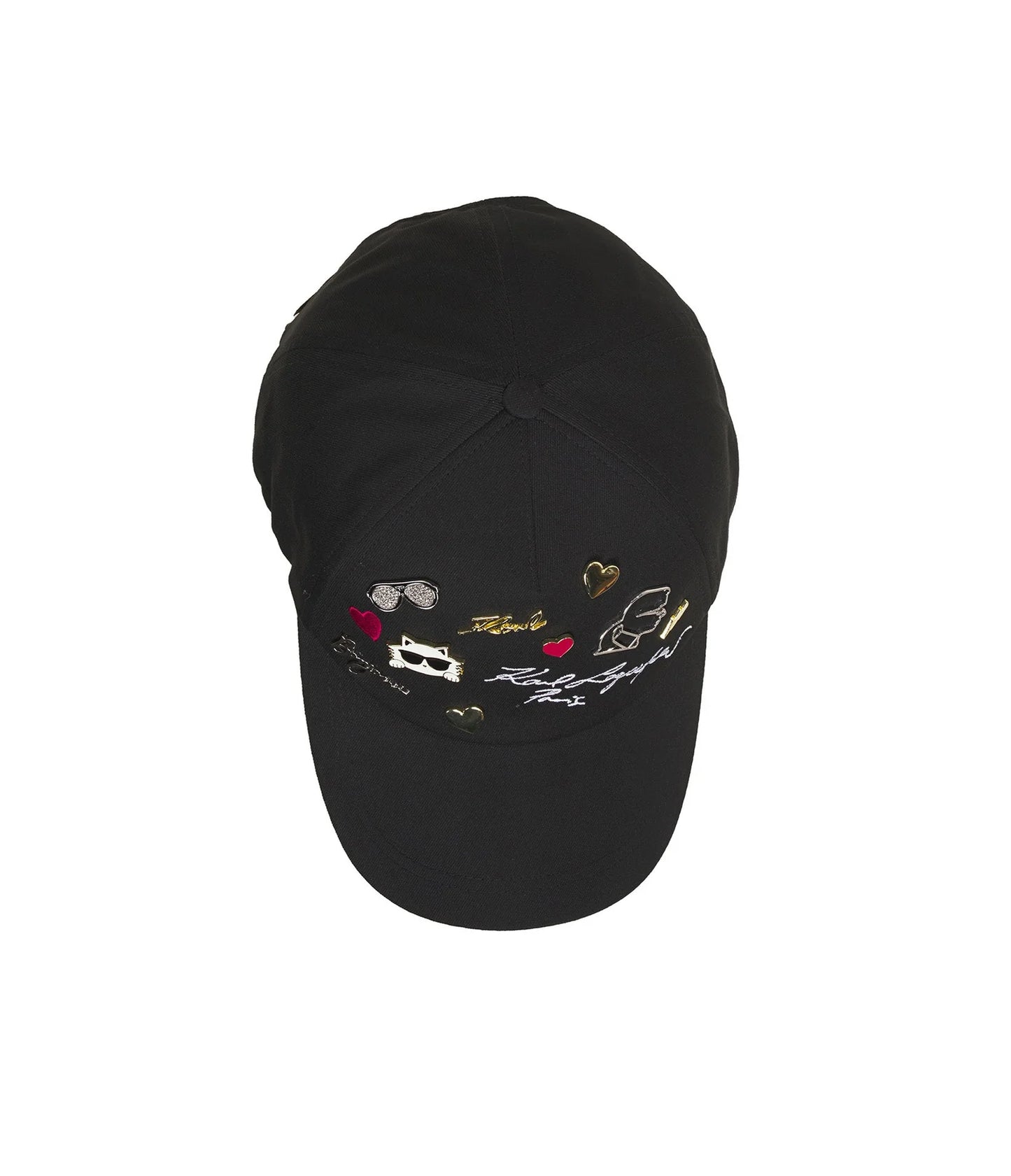 KARL LAGERFELD CATE PINS BASEBALL CAP
