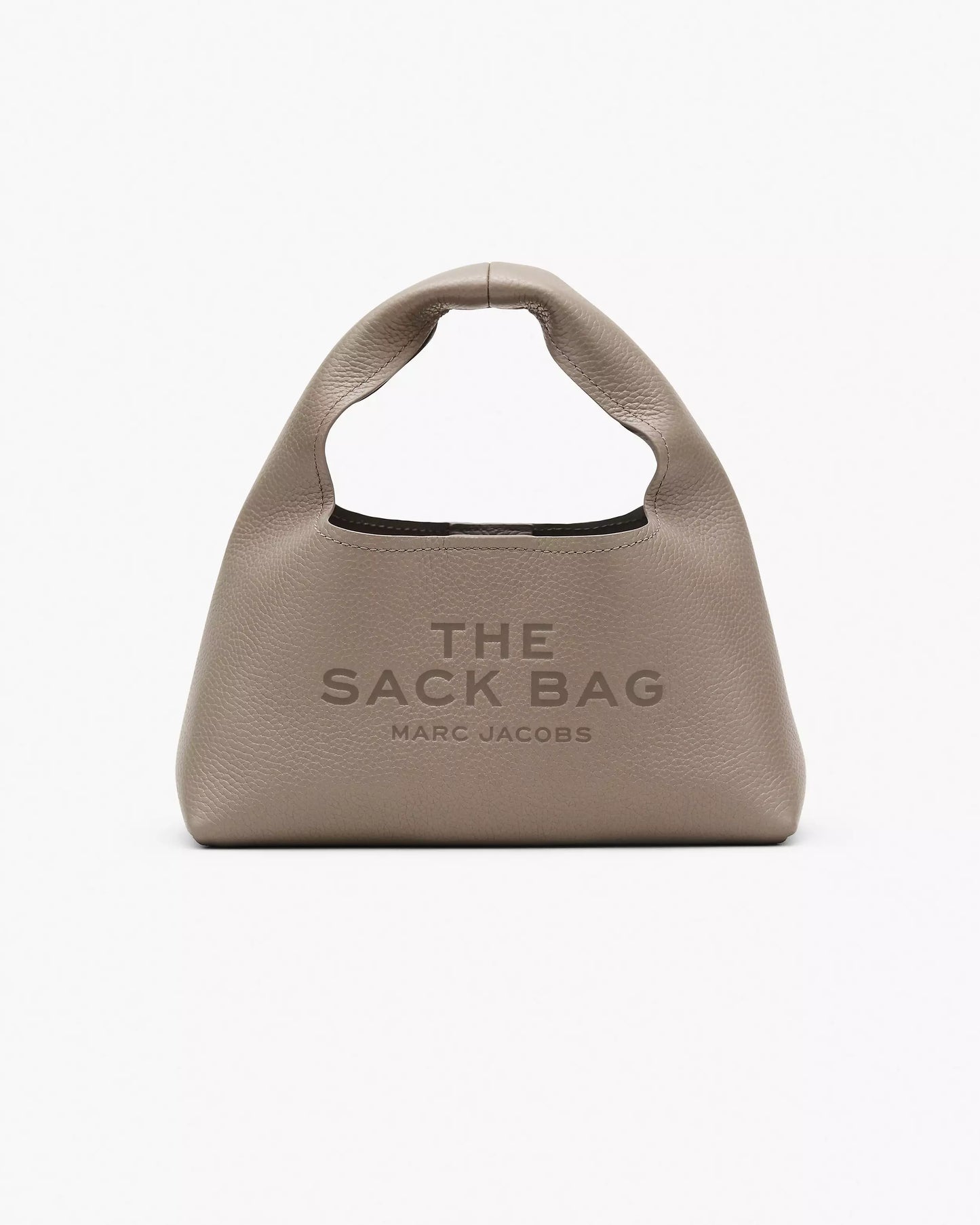 MARC JACOBS THE MINI SACK BAG IN CEMENT