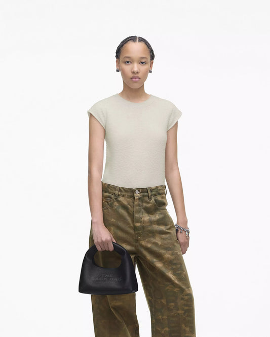 MARC JACOBS THE MINI SACK BAG IN BLACK