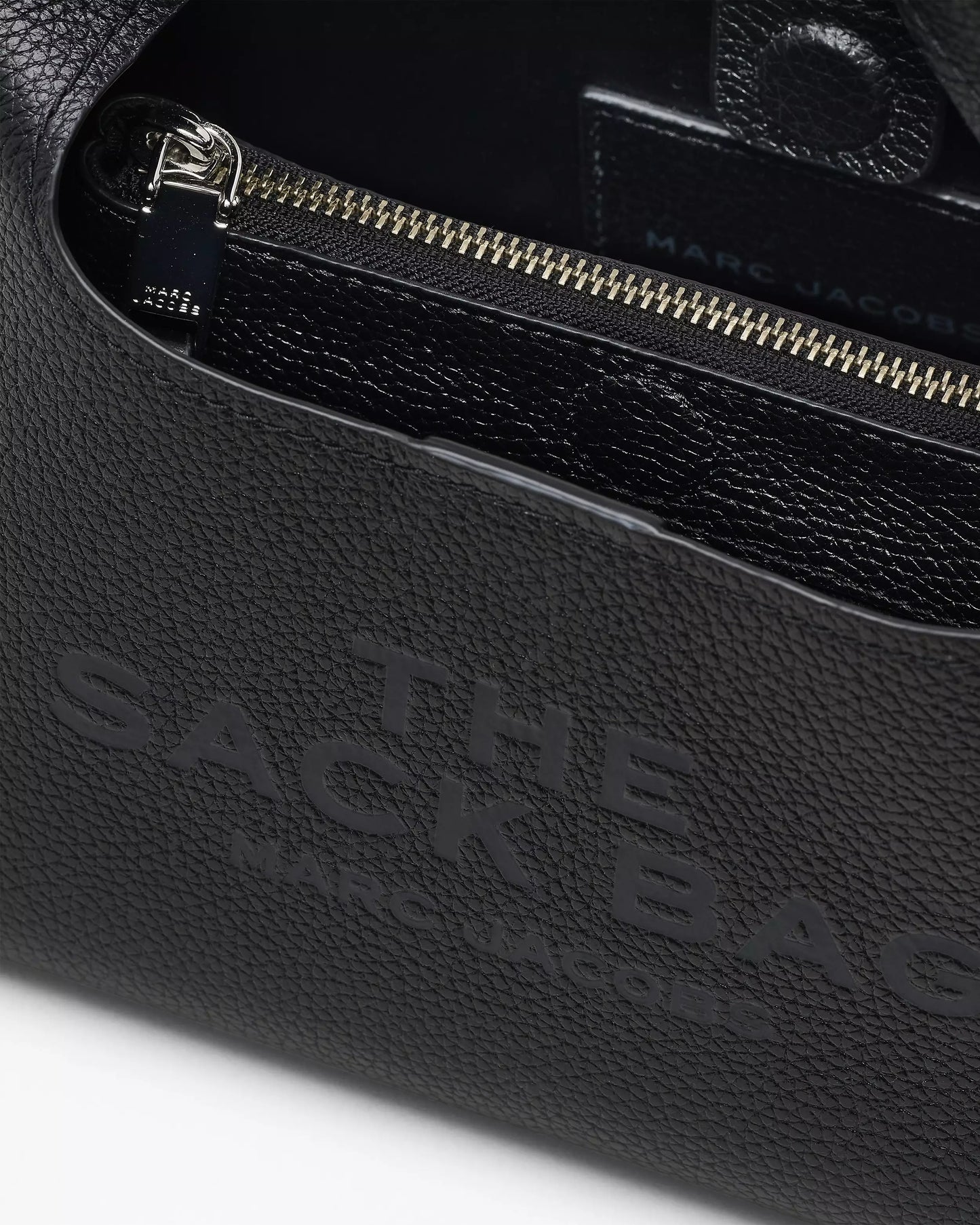 MARC JACOBS THE MINI SACK BAG IN BLACK