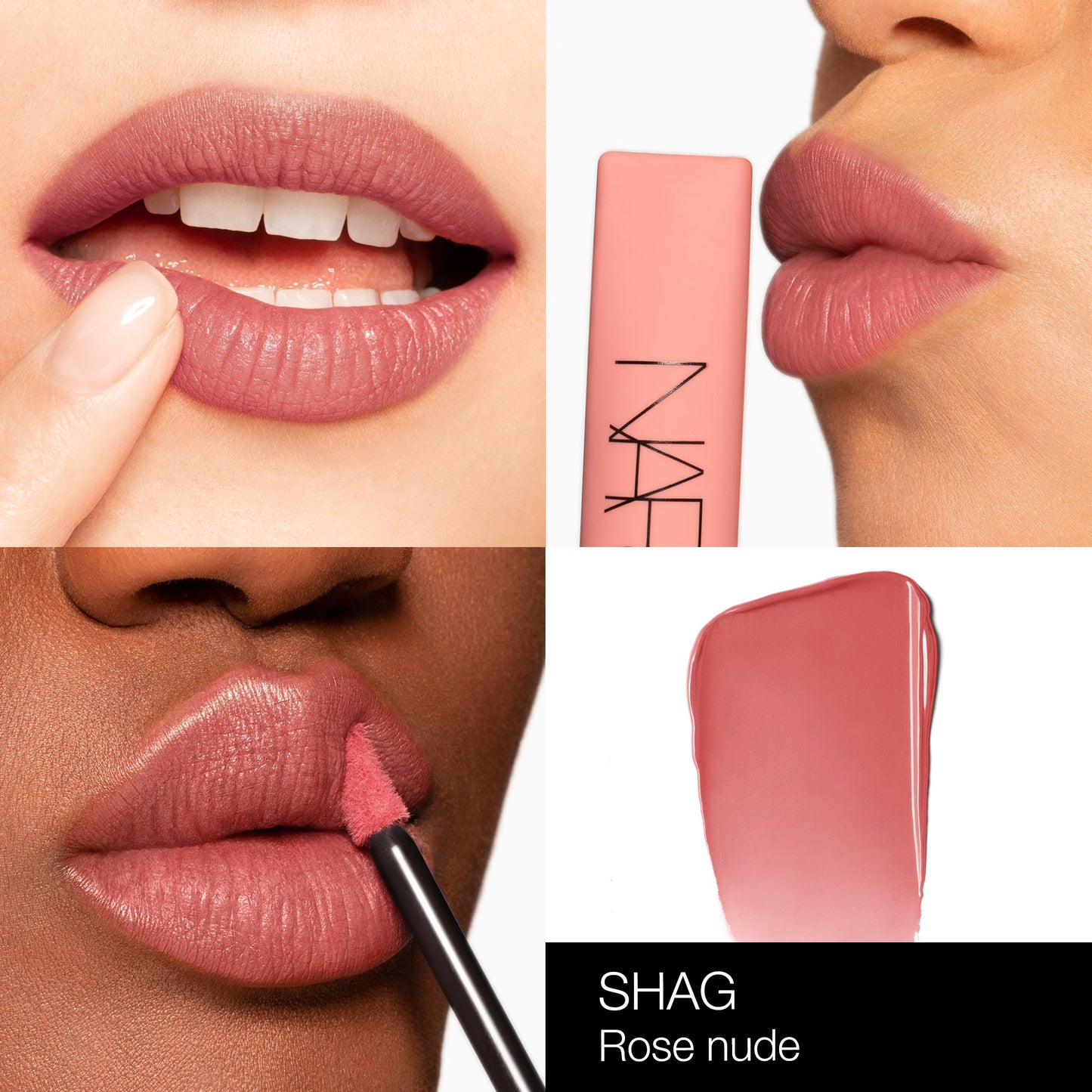NARS AIR MATTE LIP COLOR SHAG rose nude