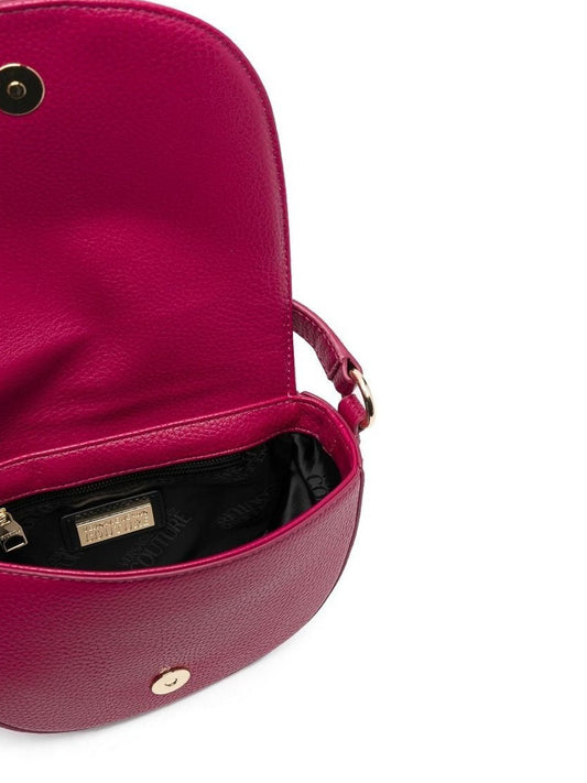 VERSACE JEANS COUTURE Baroque buckle crossbody bag in pink