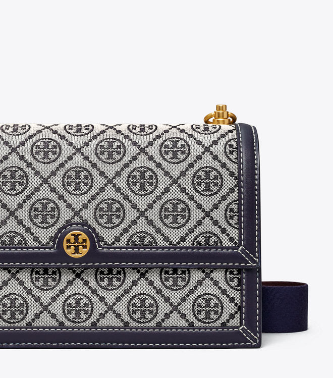 Tory Burch T Monogram Jacquard Shoulder Bag