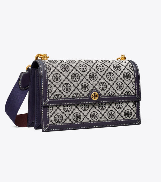 Tory Burch T Monogram Jacquard Shoulder Bag