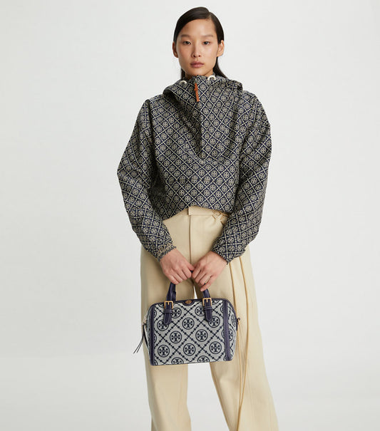 Tory Burch T Monogram barrel bag