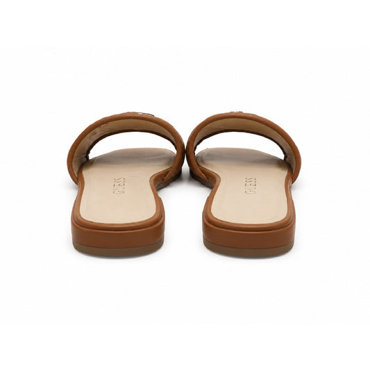 Guess Slipper Brown x Beige Size 9