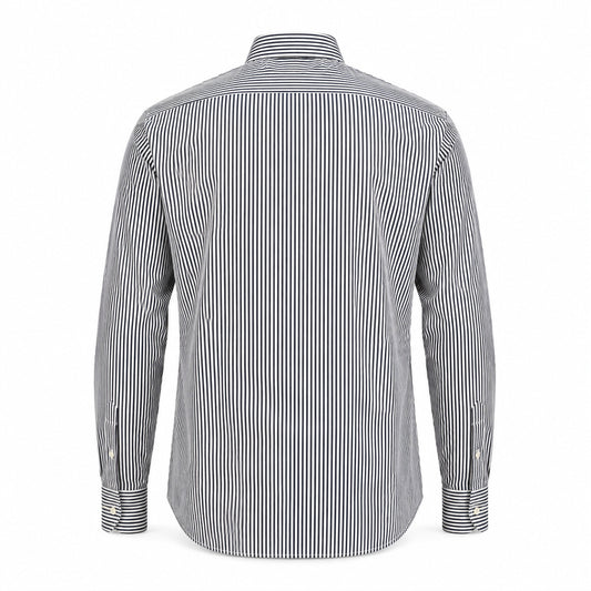 Polo Ralph Lauren Black & White Striped Long-Sleeve Shirt