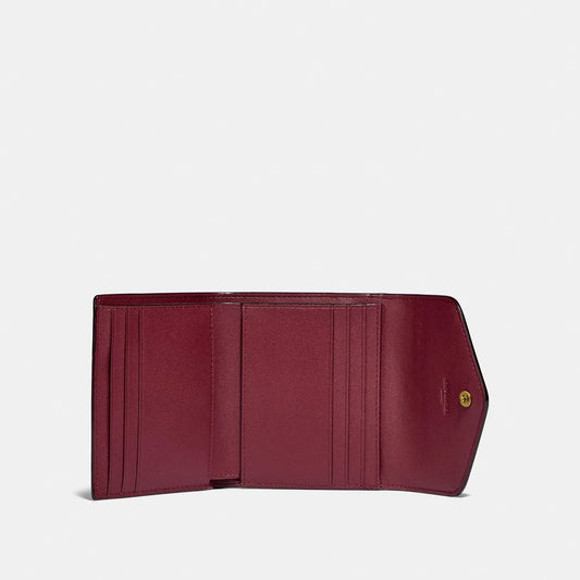 Wyn Small Wallet In Colorblock Signature Canvas