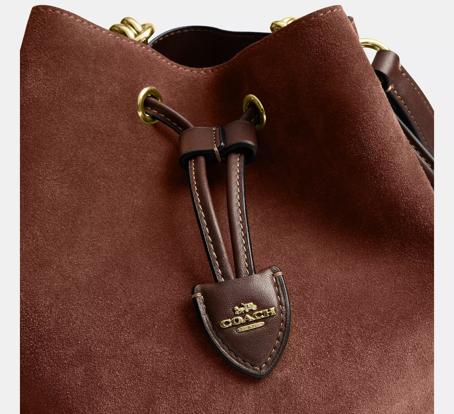 Coach Rowan Bucket Bag in suede