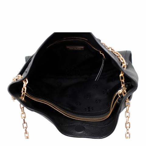 TORY BURCH Britten Small Slouchy Tote - Black