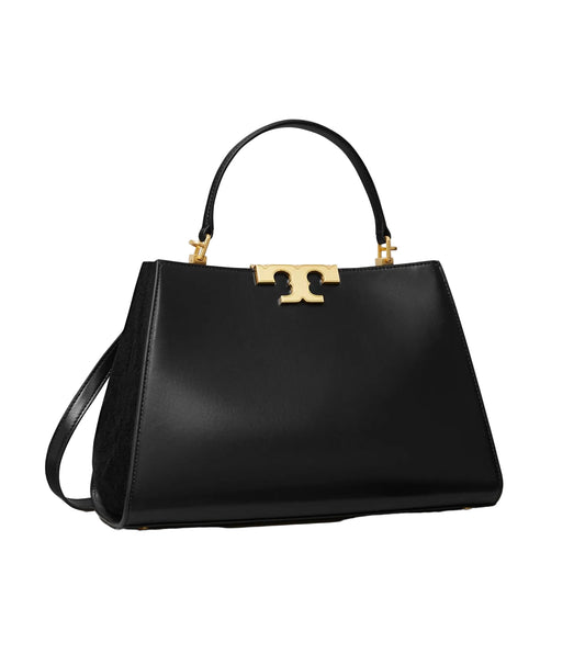 Tory Burch Eleanor Satchel Bag In Black