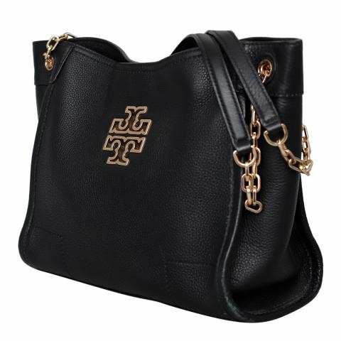 TORY BURCH Britten Small Slouchy Tote - Black