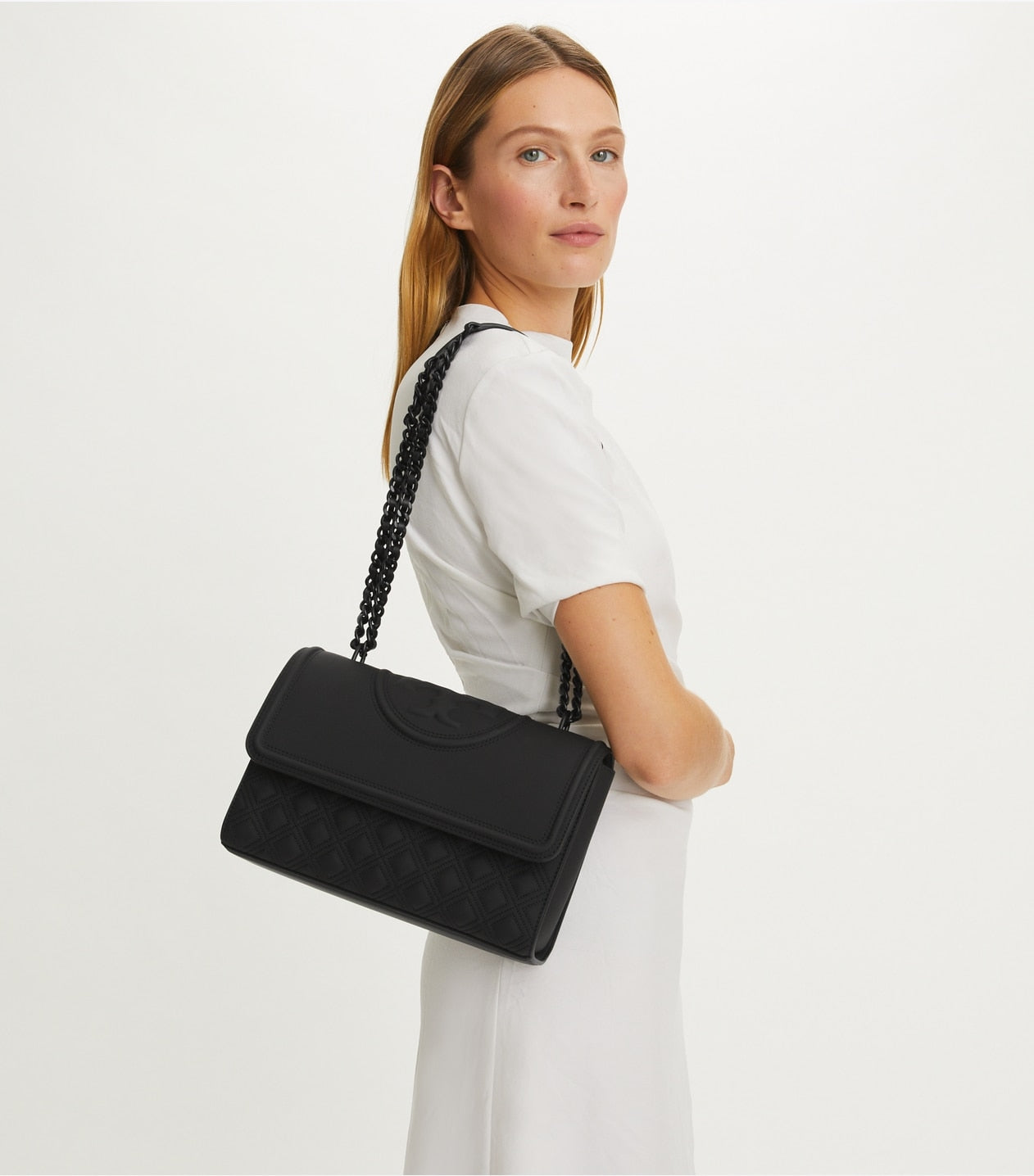 FLEMING MATTE CONVERTIBLE SHOULDER BAG TORY BURCH