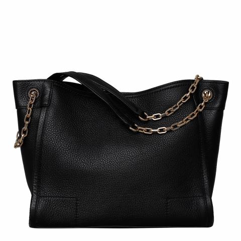TORY BURCH Britten Small Slouchy Tote - Black