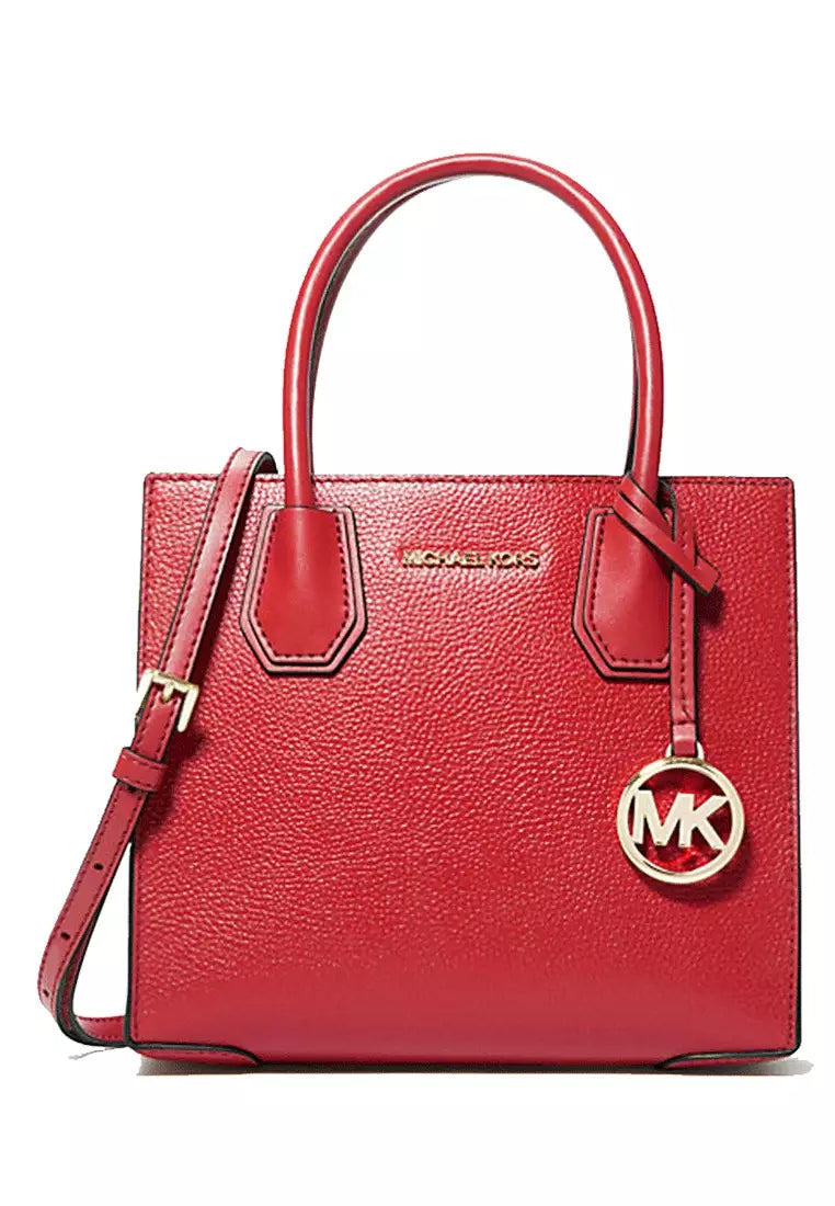 Michael Kors Mercer Medium Pebbled Leather Crossbody Bag