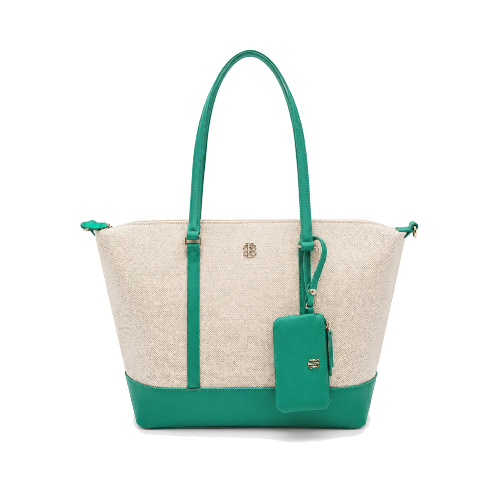 Tommy Hilfiger Shoulder Bag Beige x Green