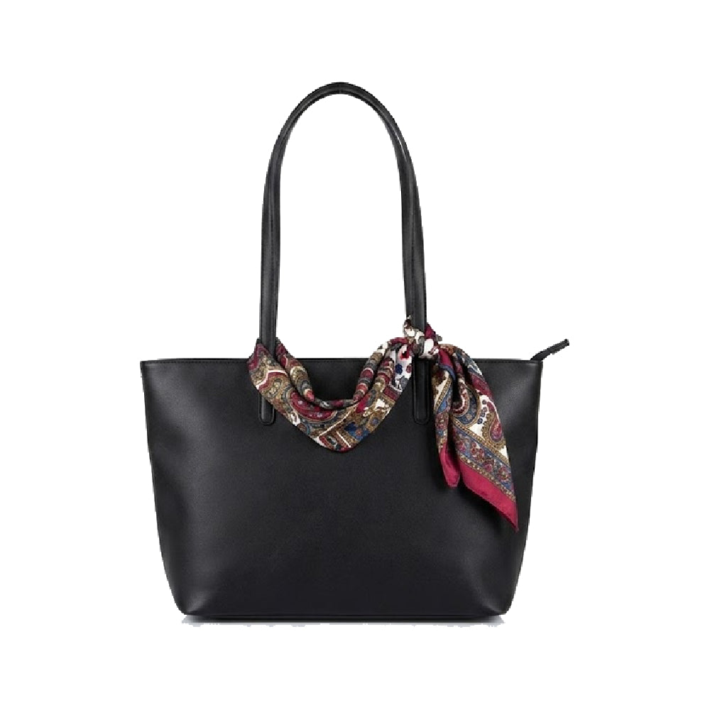 DKNY Shoulder Bag Black With Scarf