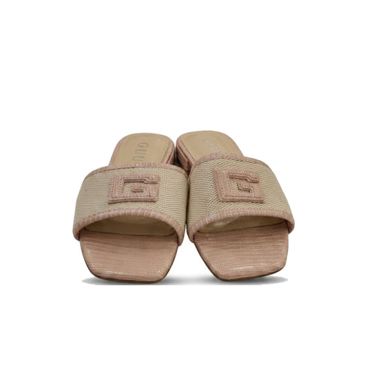 Guess Slipper Beige x Pink Size 8.5