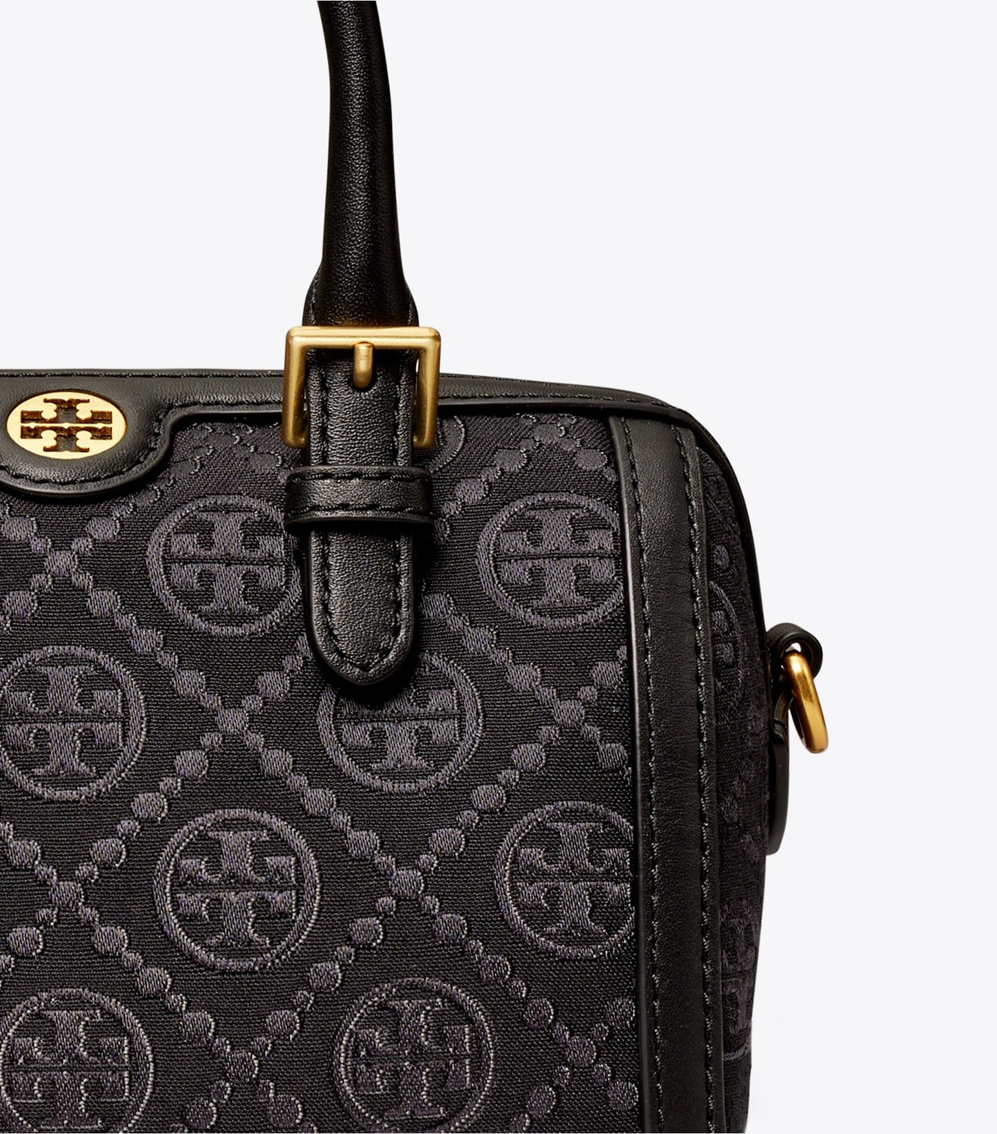 PETITE T MONOGRAM BARREL BAG TORY BURCH