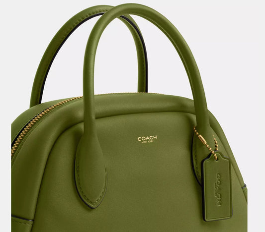 Coach Borough Bowling Bag in Dark Lime