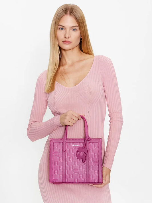 Karl Lagerfeld Interstellar K/Ikonik Faux Leather Tote Bag