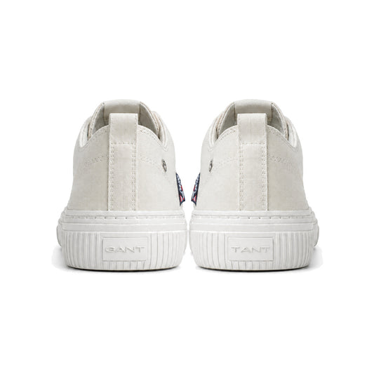 GANT Nautilana Canvas Sneakers in Off-White