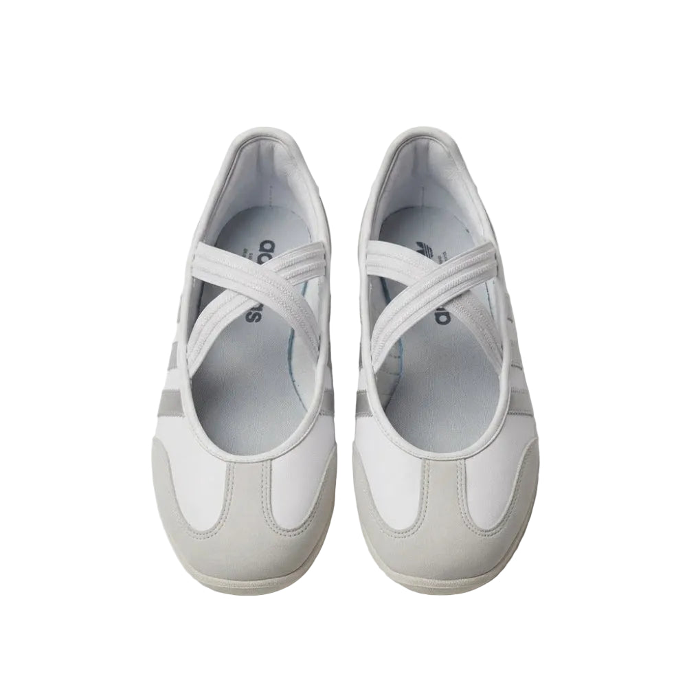 Adidas Barreda Mary Jane Shoes Cloud White Silver Metallic