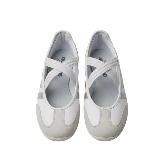 Adidas Barreda Mary Jane Shoes Cloud White Silver Metallic