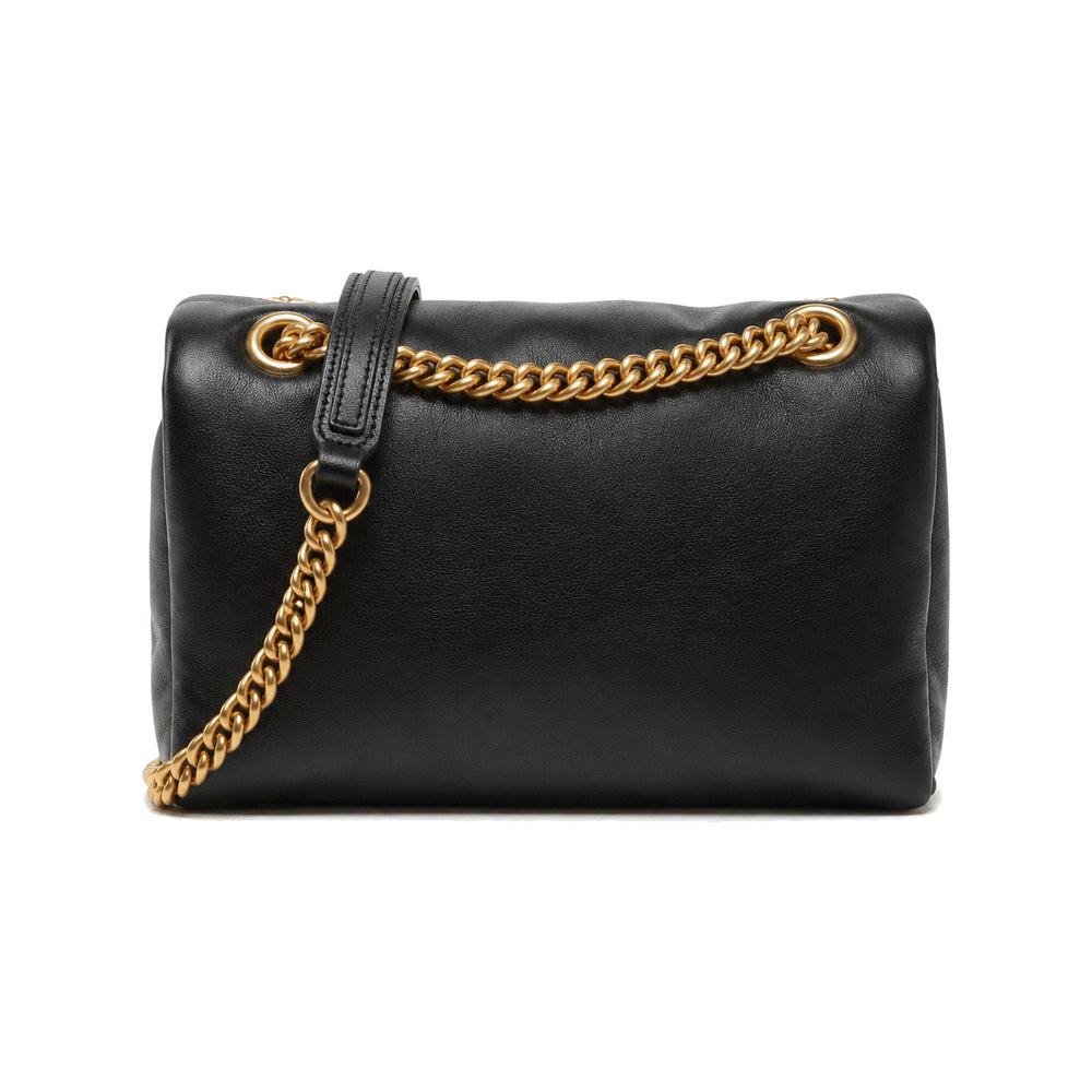 PINKO Love Puff Logo Jewel Mini Bag in Black