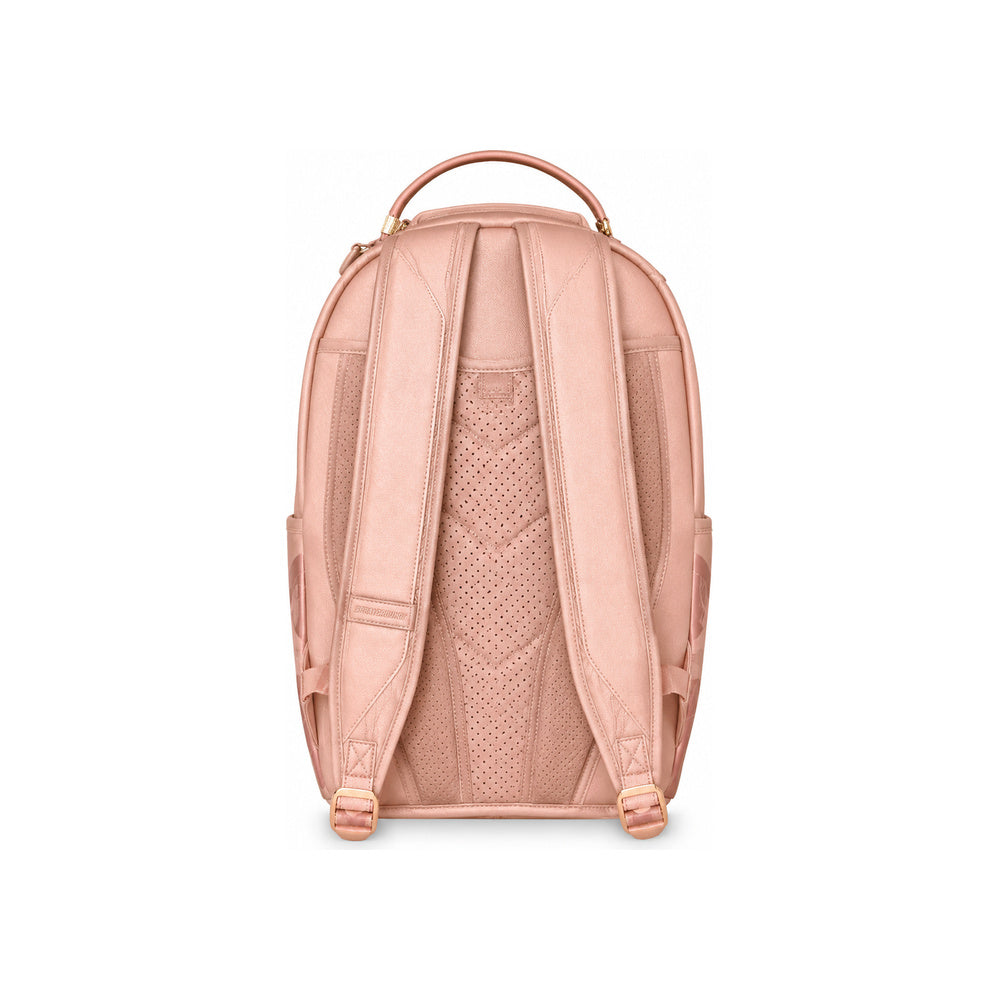Sprayground Tonal Shark Mouth Backpack In Rose Gold