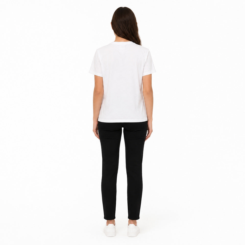 Karl Lagerfeld Paris Signature Sequins T-Shirt In White