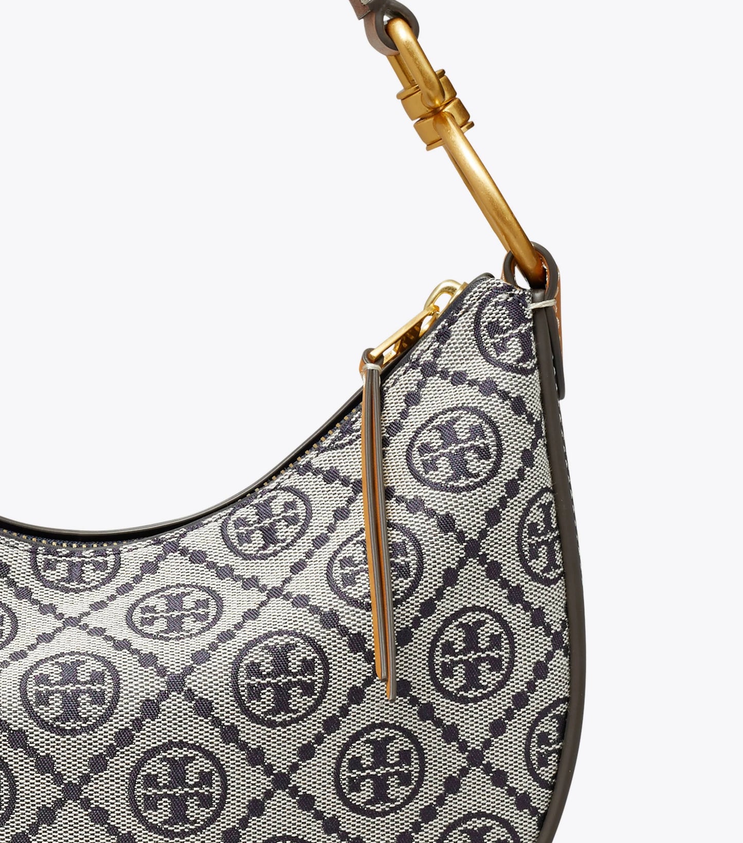 T MONOGRAM MINI CRESCENT BAG TORY BURCH