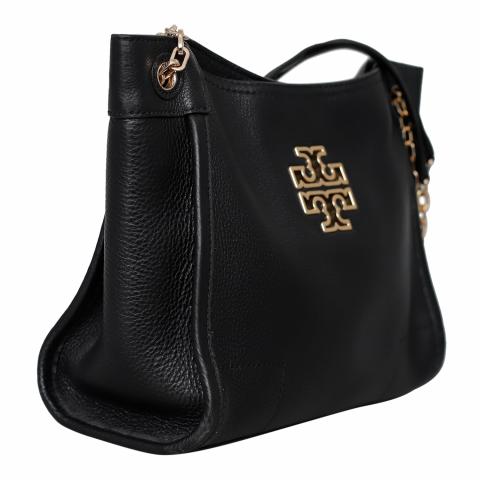 TORY BURCH Britten Small Slouchy Tote - Black