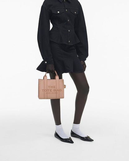 The leather small tote bag Marc Jacobs