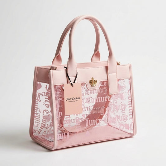 Juicy Couture Clear Mini Tote Handbag