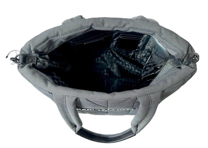 Karl Lagerfeld Paris Voyage Quilted Black & White Large Tote Bag