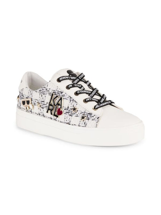 Karl Lagerfeld Paris Cammy Logo Low Top Sneakers size 9.5m